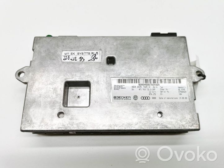 Audi A8 S8 D4 4H Bluetooth modulis 4E0035729C