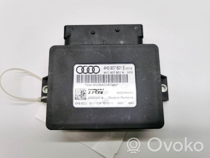 Audi A7 S7 4G Käsijarrun ohjainlaite 4H0907801E