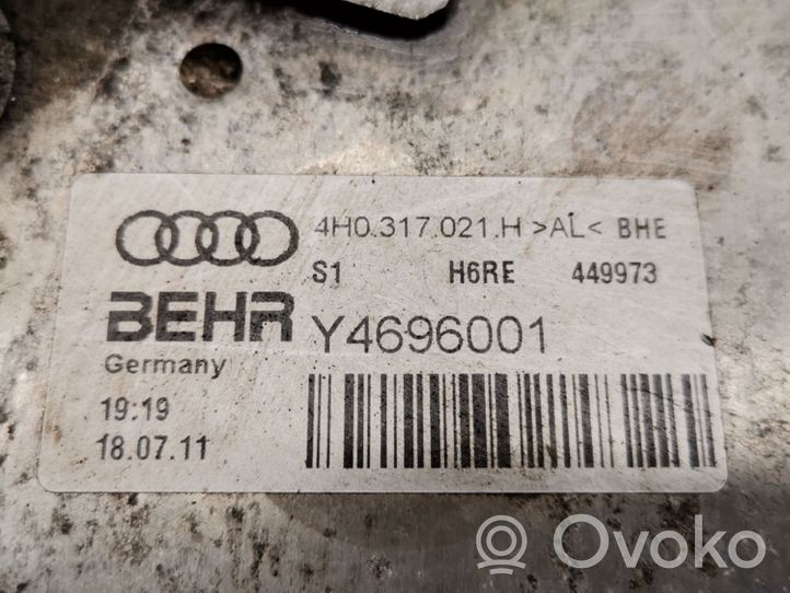 Audi A8 S8 D4 4H Transmission/gearbox oil cooler 4H0317021H