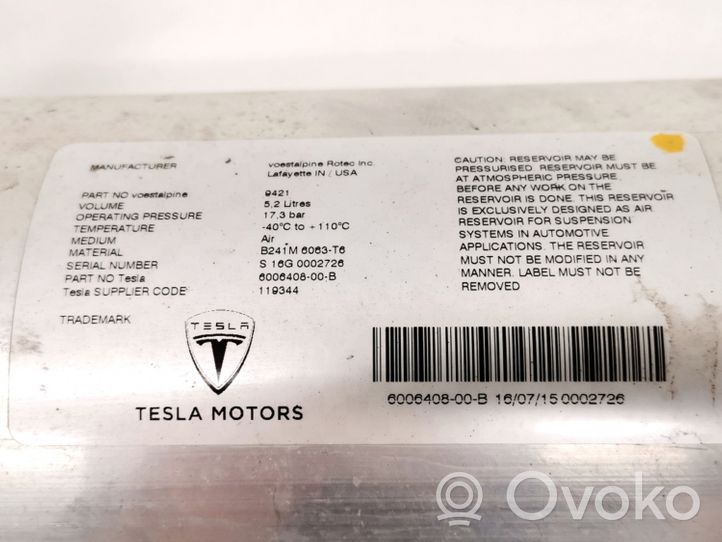 Tesla Model S Accumulateur de pression de réservoir suspension pneumatique 6006408-00-B
