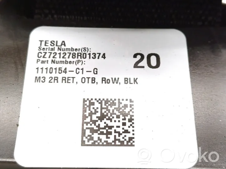 Tesla Model 3 Takaistuimen turvavyö 1110154-C1-G