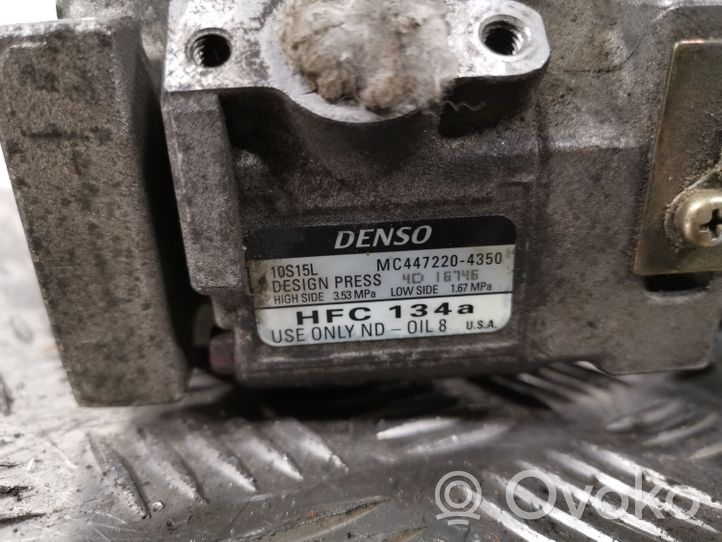 Toyota Matrix (E130) Compressore aria condizionata (A/C) (pompa) 4472204350