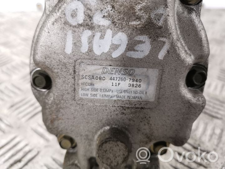 Subaru Legacy Ilmastointilaitteen kompressorin pumppu (A/C) 4472607940