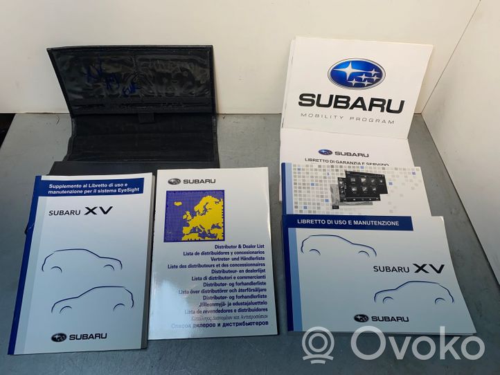 Subaru XV II Carnet d'entretien d'une voiture 