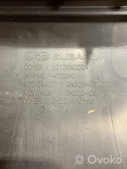 Subaru Ascent Muu keskikonsolin (tunnelimalli) elementti 92136XC00A