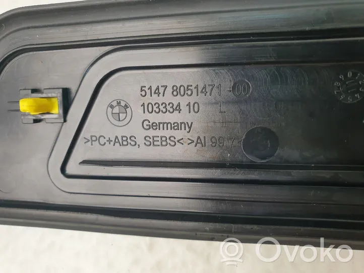 BMW 5 GT F07 Garniture de protection de seuil intérieur 8051474