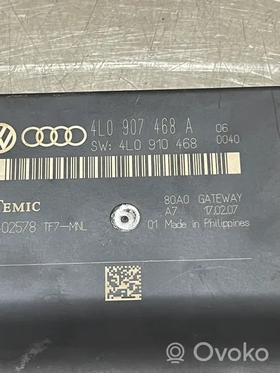 Audi A6 S6 C7 4G Tavaratilan kannen avaamisen ohjausyksikkö 4L0907468A