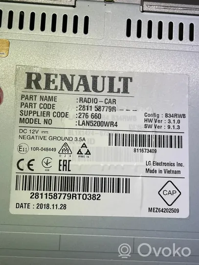 Renault Trafic III (X82) Radija/ CD/DVD grotuvas/ navigacija 281158779R