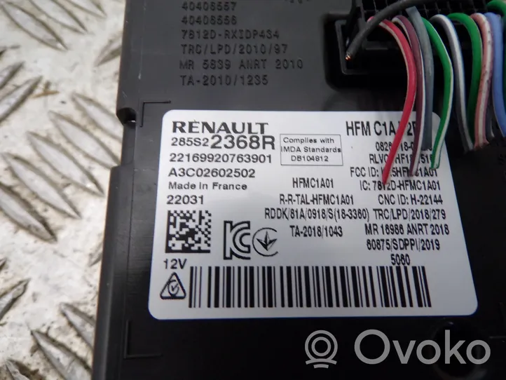 Renault Zoe Other control units/modules 285S22368R