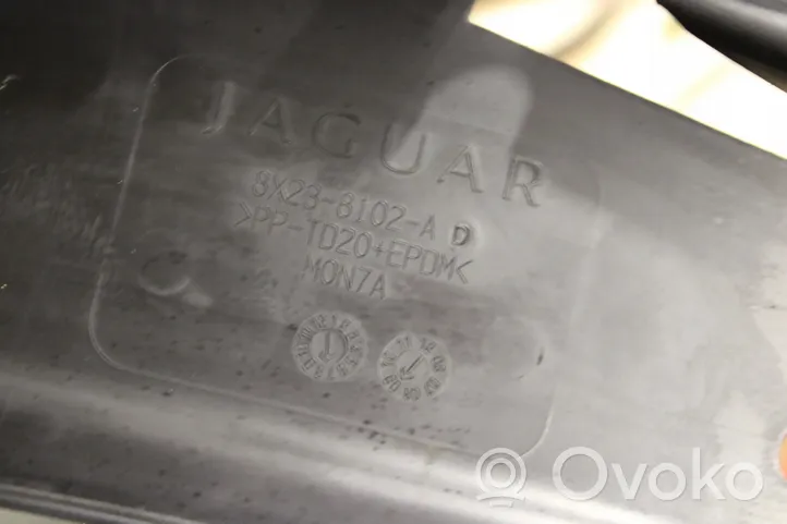 Jaguar XF X250 Déflecteur d'air de radiateur de refroidissement 