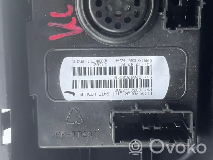 Jeep Cherokee Unidad de control/módulo del maletero/compartimiento de carga 68366423AC