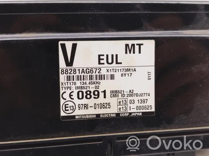 Subaru Legacy Moduł / Sterownik komfortu 88281AG672