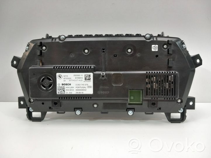 BMW 1 F40 Compteur de vitesse tableau de bord 8723303