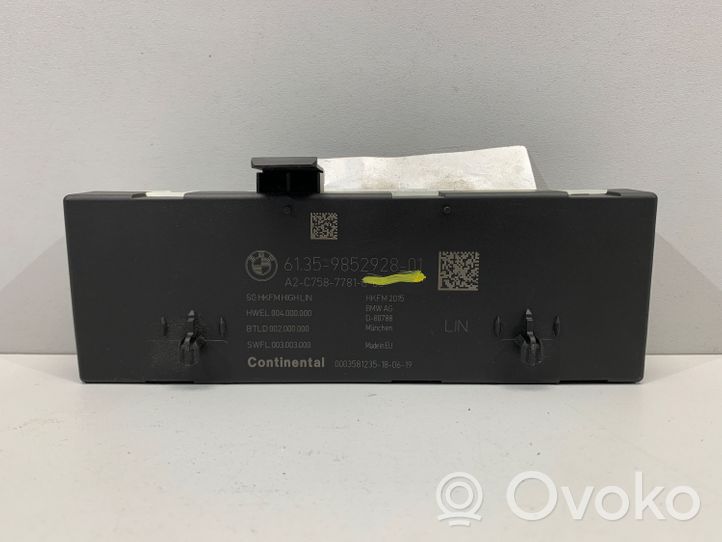 BMW X5 G05 Sterownik / Moduł elektrycznej klapy tylnej / bagażnika 9852928