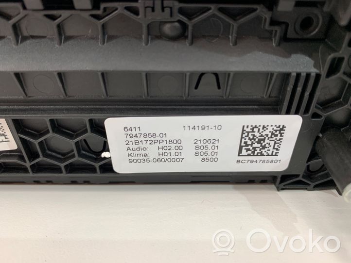 BMW 5 G30 G31 Panel klimatyzacji 7947858