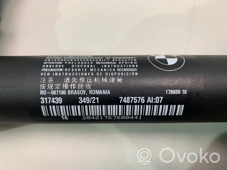 BMW 4 G22 G23 G24 G26 Siłownik elektryczny podnoszenia klapy tylnej / bagażnika 7487576