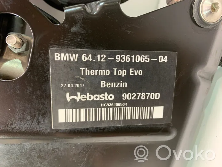 BMW 5 G30 G31 Автономный нагрев (Webasto) 9361065