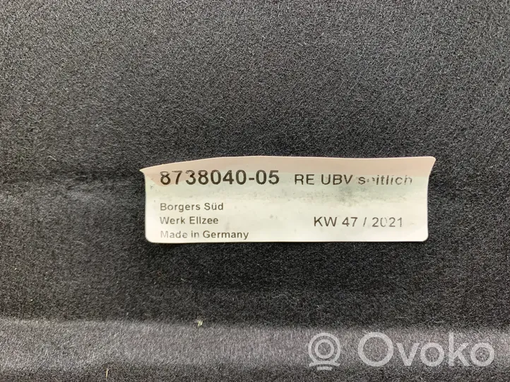 BMW 4 G22 G23 G24 G26 Osłona środkowa podwozia 8738040