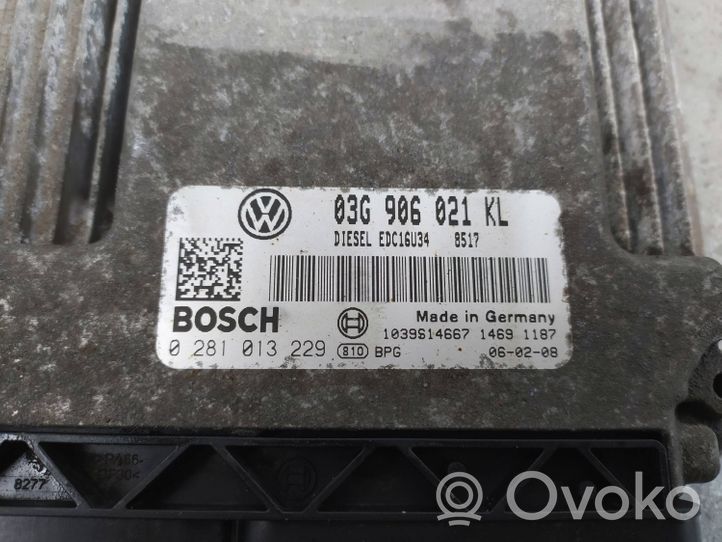 Volkswagen Jetta V Moottorin ohjainlaite/moduuli (käytetyt) 03G906021KL