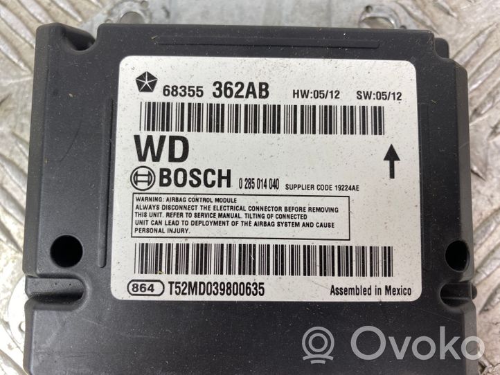 Dodge Durango Module de contrôle airbag 68355362AB