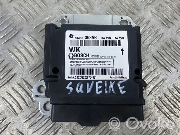 Jeep Grand Cherokee Oro pagalvių valdymo blokas 68355363AB