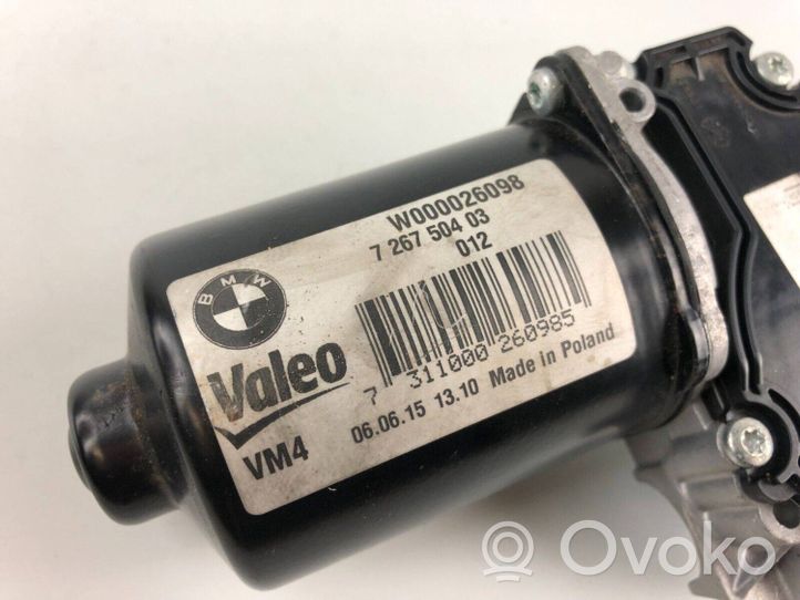 BMW 4 F32 F33 Moteur d'essuie-glace 7267504