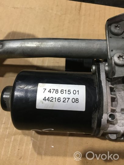 BMW 5 G30 G31 Tiranti e motorino del tergicristallo anteriore 7478615