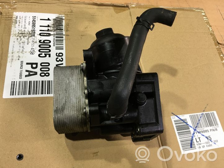 Volkswagen Polo V 6R Oil filter mounting bracket 03P115389A