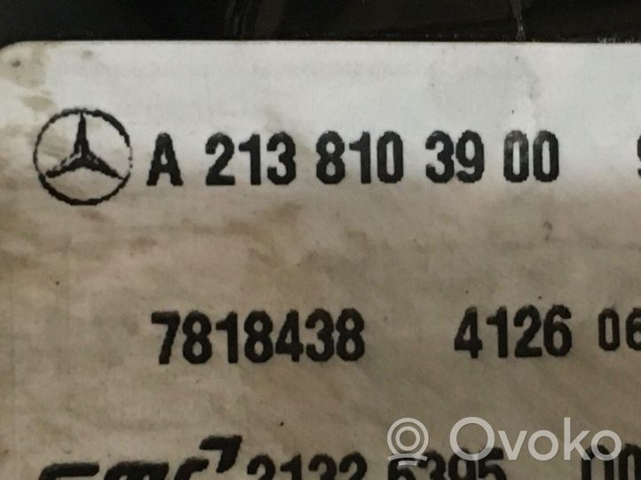 Mercedes-Benz E W213 Etuoven sähköinen sivupeili A2138103900