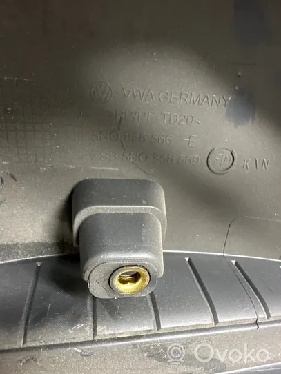 Volkswagen Golf VI Elementy poszycia kolumny kierowniczej 5N0858566