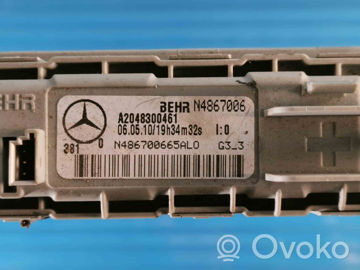 Mercedes-Benz E W212 Radiateur électrique de chauffage auxiliaire N4863006