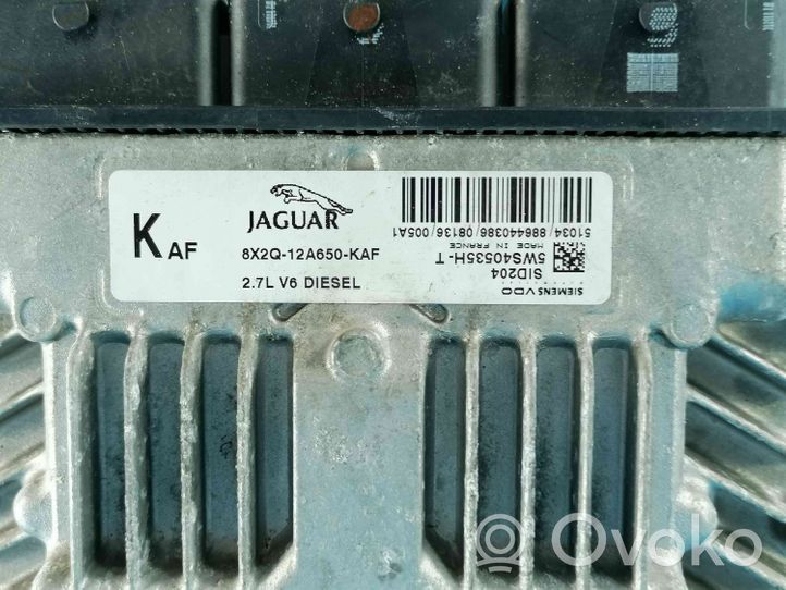Jaguar XF Unité de commande, module ECU de moteur 8X2Q12A650KAF