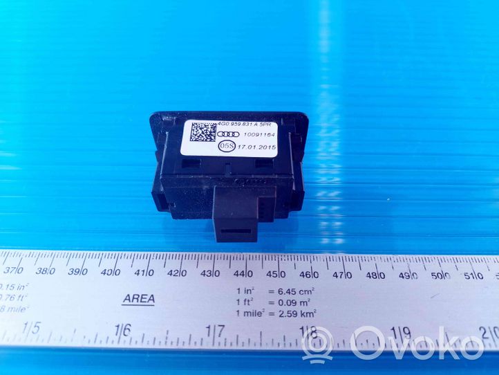 Audi A6 S6 C7 4G Interrupteur d'ouverture de coffre 4G0959831A