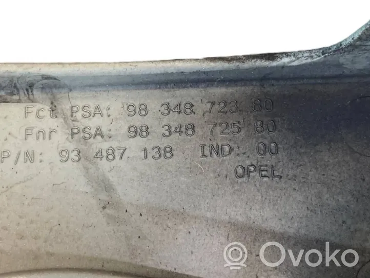 Opel Corsa F Mozzo/copricerchi/borchia della ruota R16 9834872380