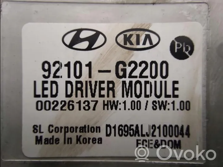 Hyundai Ioniq Moduł sterujący statecznikiem LED 92101-G2200