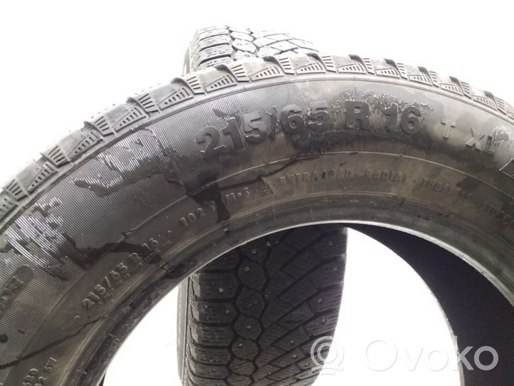 Citroen Jumper R16 winter/snow tires with studs 21565R16102TXL