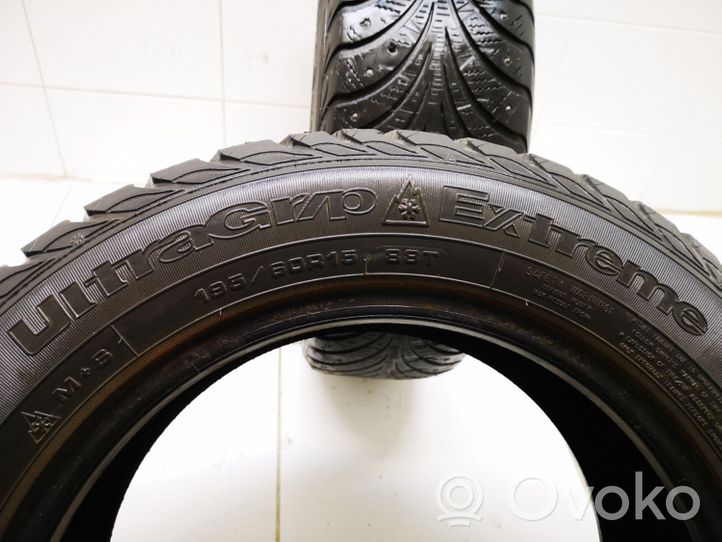 BMW 3 E46 R15 winter/snow tires with studs 19560R1588T