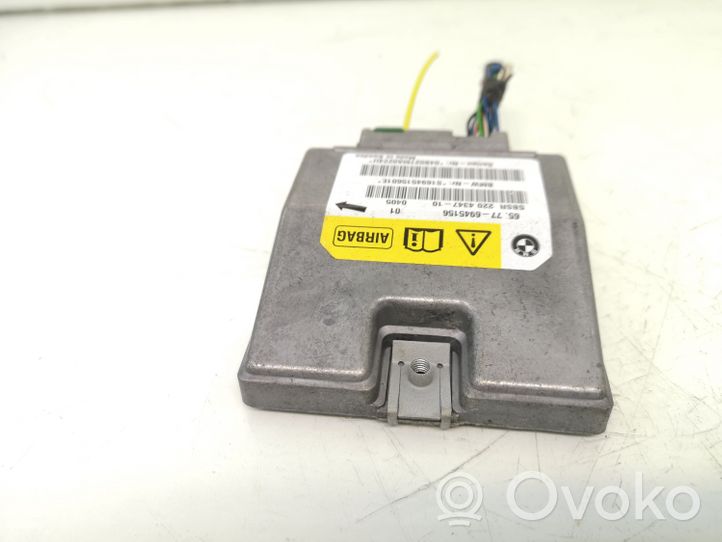 BMW 5 E60 E61 Module de contrôle airbag 6945156