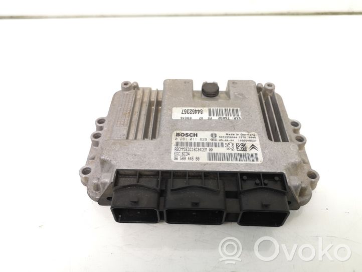 Peugeot 307 Kit centralina motore ECU e serratura 9653958980