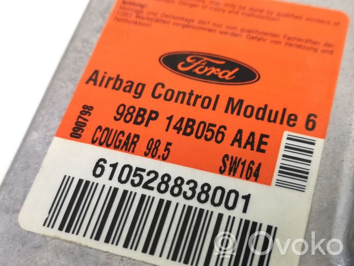 Ford Cougar Unidad de control/módulo del Airbag 98BP14B056AAE