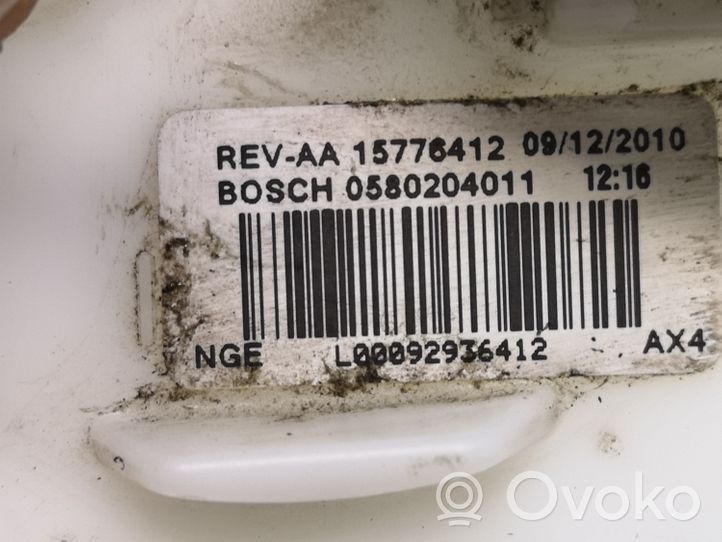 Opel Insignia A Fuel level sensor 15776412