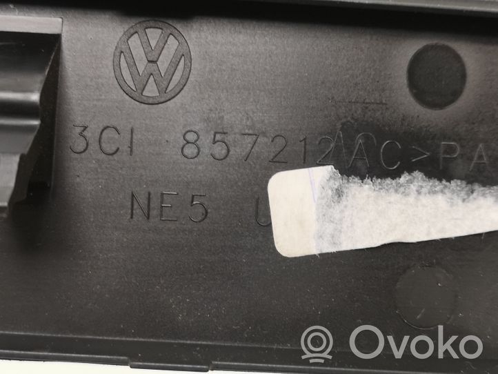 Volkswagen PASSAT B6 Rivestimento del vano portaoggetti del cruscotto 3C1857212AC