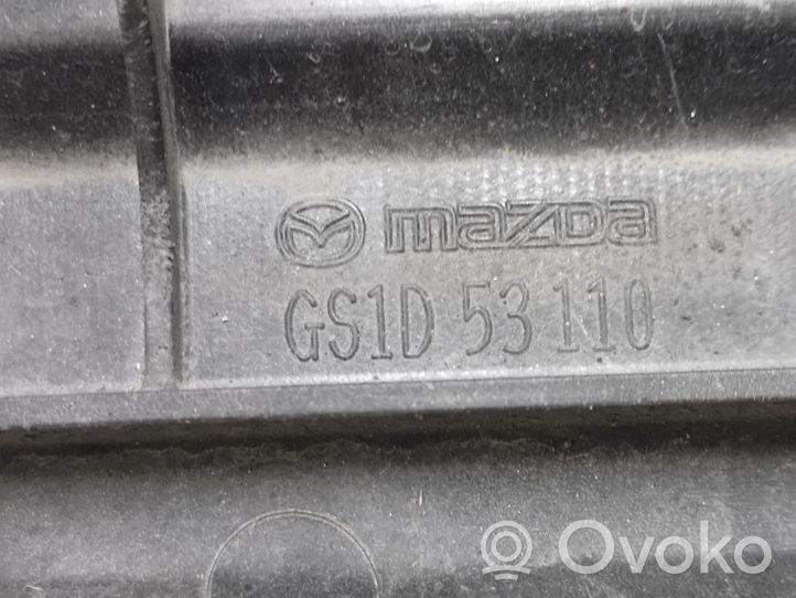 Mazda 6 Support de radiateur sur cadre face avant GS1D53110