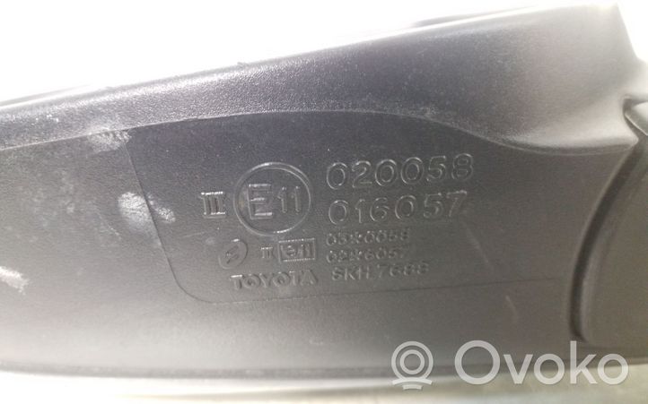 Toyota Avensis T250 Specchietto retrovisore elettrico portiera anteriore 020058