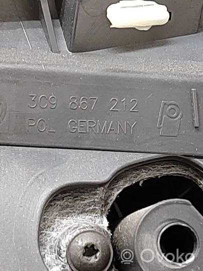 Volkswagen PASSAT B6 Boczki / Poszycie drzwi tylnych 3c9867212eg
