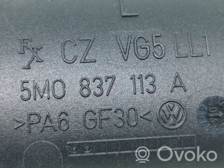 Volkswagen Golf Plus Poignée inférieure de porte avant 5M0837113A