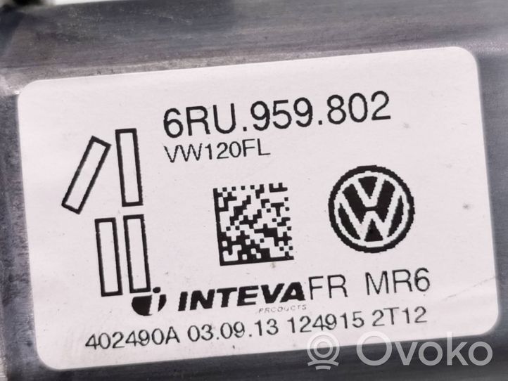 Volkswagen Up Moteur de lève-vitre de porte avant 6RU959802