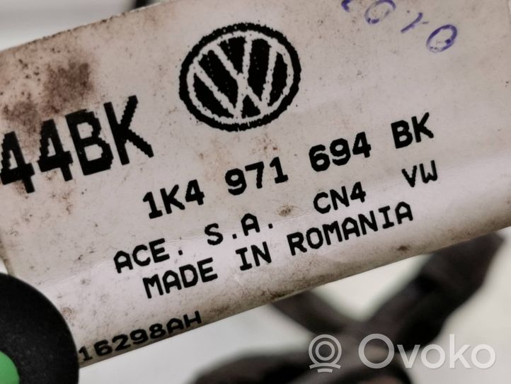 Volkswagen Golf V Wiązka przewodów drzwi tylnych 1K4971694BK