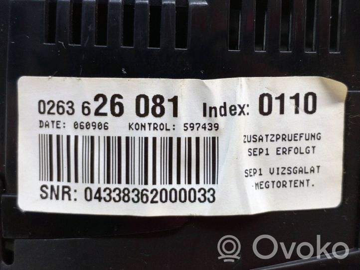 Audi A4 S4 B7 8E 8H Tachimetro (quadro strumenti) 8E0920901C