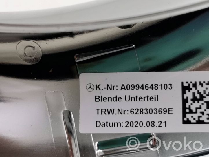Mercedes-Benz EQC Ohjauspyörän verhoilu A0994648103
